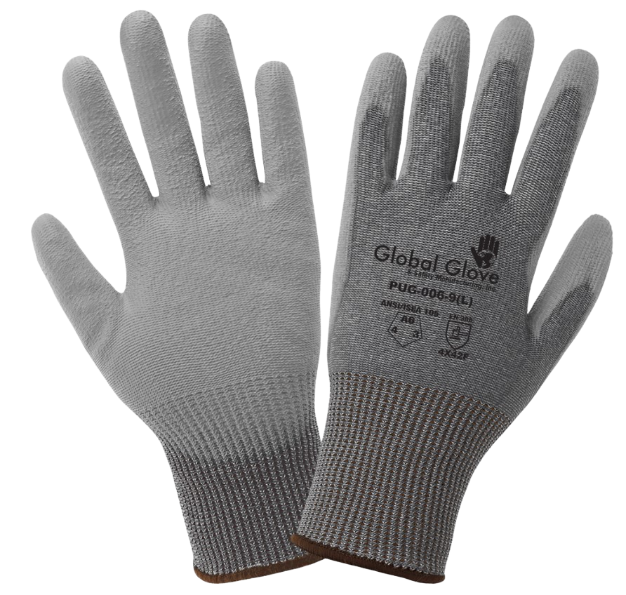 Polyurethane Coated Cut Resistant Glove Made with High-Density Nylon - Spill Control